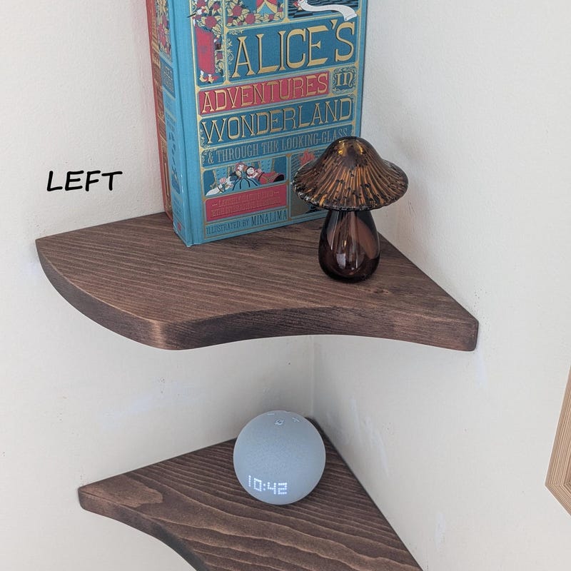 Mcm Floating Corner Shelf - Etsy