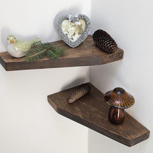 Floating Corner Shelf: Customizable Size, Modern Home Decor