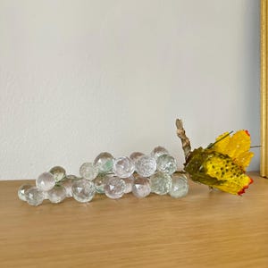 Vintage Klare Acryl Weintraube | MCM Lucite Trauben
