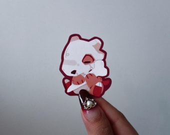 Cubone Die Cut Sticker