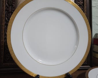 Juego de vajilla vintage Sango Royalty – Vajilla de porcelana con borde dorado para cuatro personas, fabricada en Japón.