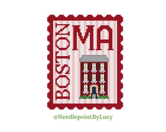 Boston Massachusetts Needlepoint Chart PDF