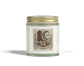 Duftkerzen, Duftkerze sauber und Geschenk, Kokosnuss-Apricot-Wachs (4oz, 9oz), handgemachte Kerze, Raumduft, Entspannungskerze, Spa
