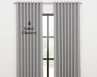 Textured Bliss Grommet Panel with Standard Lining or Blackout Lining . Custom Drapes, Made to Order, Custom Curtains, Window Treatments