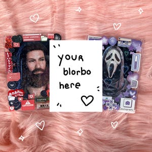Custom Blorbo Toploaders/Photocards