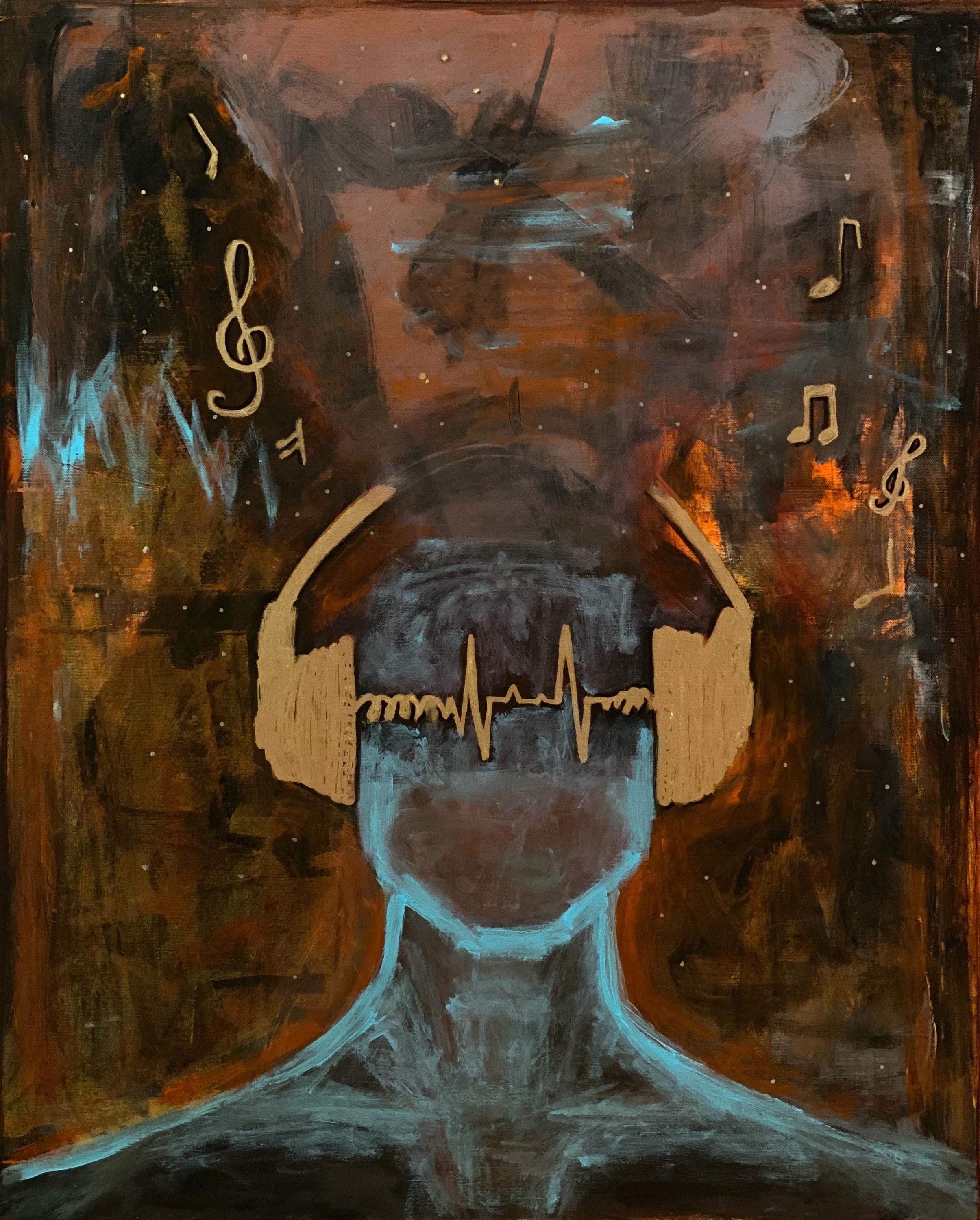 アート・デザイン・音楽 Painting acrylic on canvas アート・デザイン