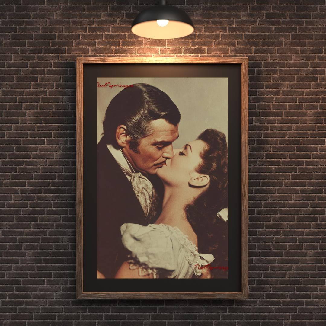 ヴィヴィアン・リーとクラーク・ゲーブル直筆サイン入り写真… ヴィヴィアン・リーとクラーク・ゲーブル直筆サイン入り写真