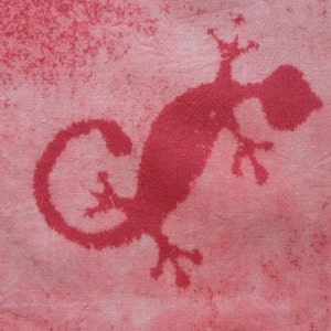 Small Orange Gecko Tote image 2