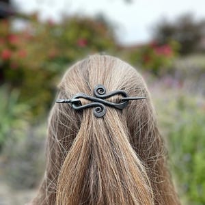 Hand-forged Celtic Viking Hairpins - Forged Steel
