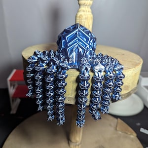 Articulated Geometric Octopus – 3D Printed Fidget Toy, Desk Pet, Ocean Creature Decor, Unique Gift”