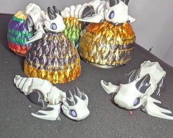 Juguete anatómico de fantasía gótica con esqueleto de dragón, médula ósea, impreso en 3D, articulado, para aliviar el estrés y la ansiedad por TDAH.