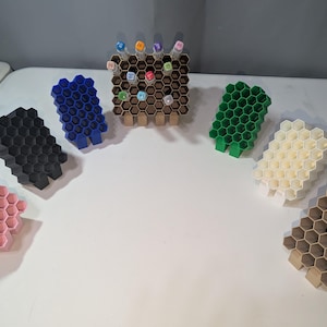 Marker Organizer Stand - Practical & Chic Storage Dry Erase Marker Holder - Posca Marker Stand holds markers- paint markers- storage markers image 4