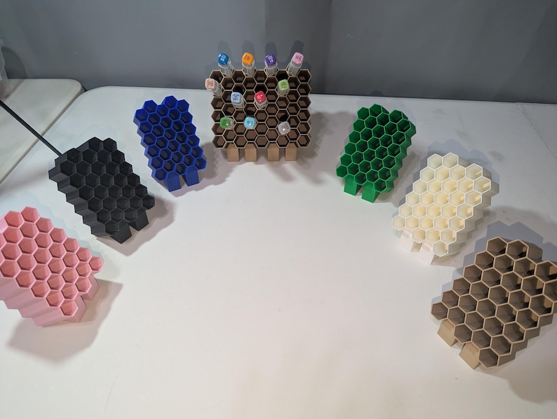 Marker Organizer Stand - Practical & Chic Storage Dry Erase Marker Holder - Posca Marker Stand holds markers- paint markers- storage markers image 4