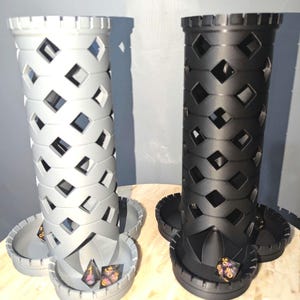 Castle Dice Tower: 3D Printed Tabletop RPG Dice Roller