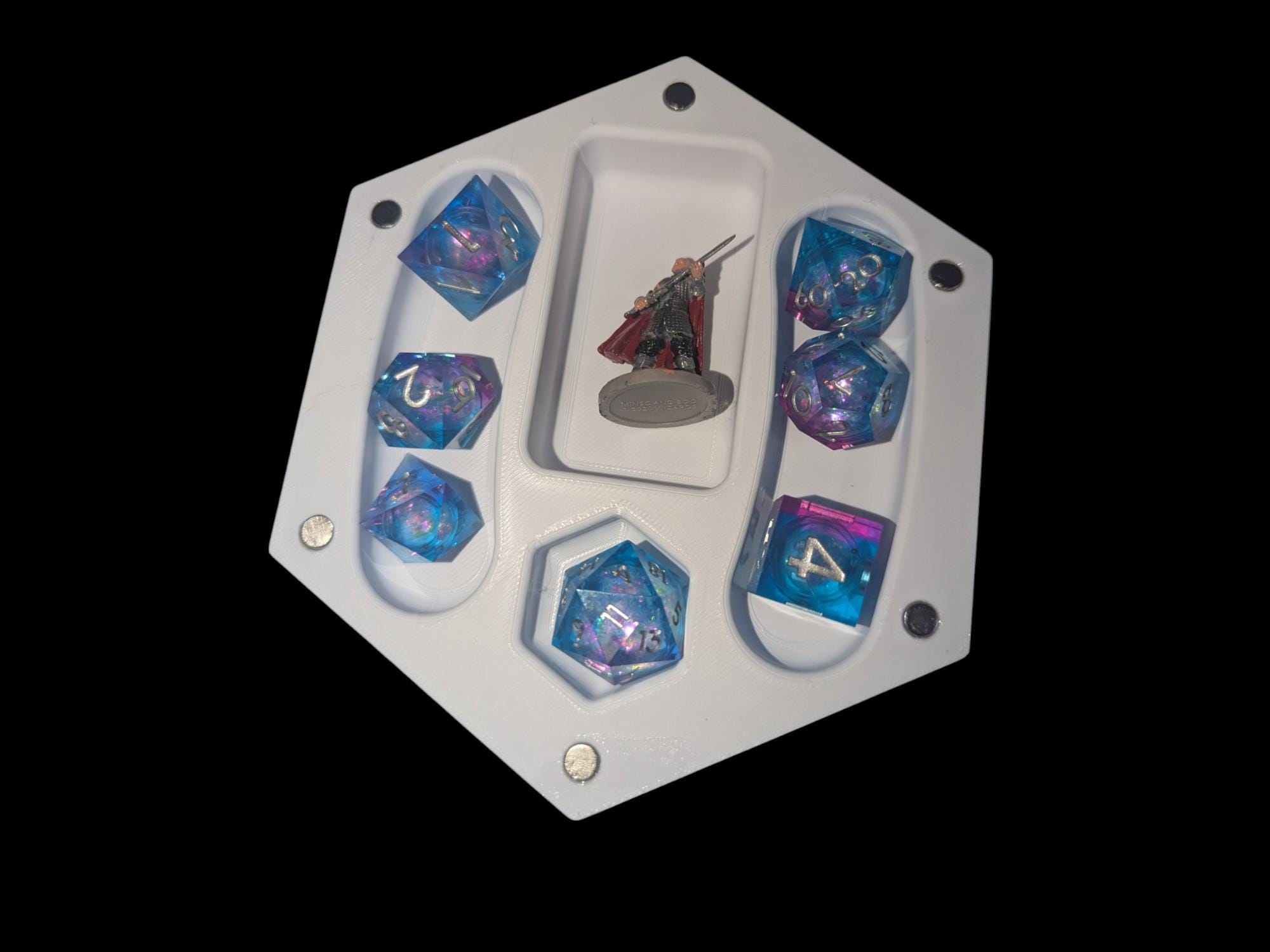 Dnd Mini Case Dice Case TTRPG 3D Printed Miniature Storage DND Organizer Tabletop RPG ...