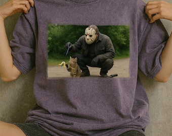 Slashers Graphic Tee, Funny Horror Movie Characters Shirt, Halloween Killers Top, Spooky and Hilarious T Shirt, Perfect Christmas Gift