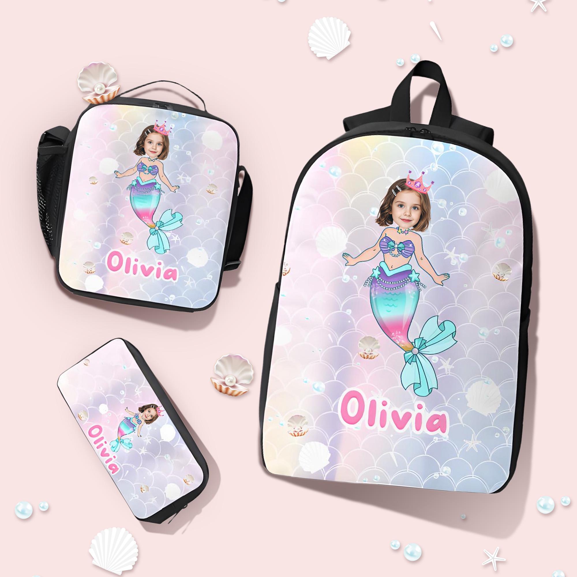 HiTotes Zaino da scuola per ragazze estetico zaino carino preppy coquette floreale zaino per adolescenti scuola secondaria, 01-rosa floreale
