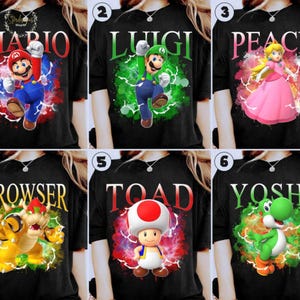 Super Mario 3D Epic Universe Shirt, Princess Peach Mario Yoshi Epic Universe Family Matching, It&#39;s Epic Trip 2025 Epic Group Shirt