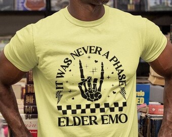 Emo It Was Never A Phase T-Shirt: Alternative Graphic Tee