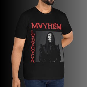 Mayhem Gothic Award Design (3XL-5XL Sizes) TShirt, Mayhem Inner Label, Mayhem Red Font Tee, Mayhem Award Ceremony, Mayhem Tour Shirt