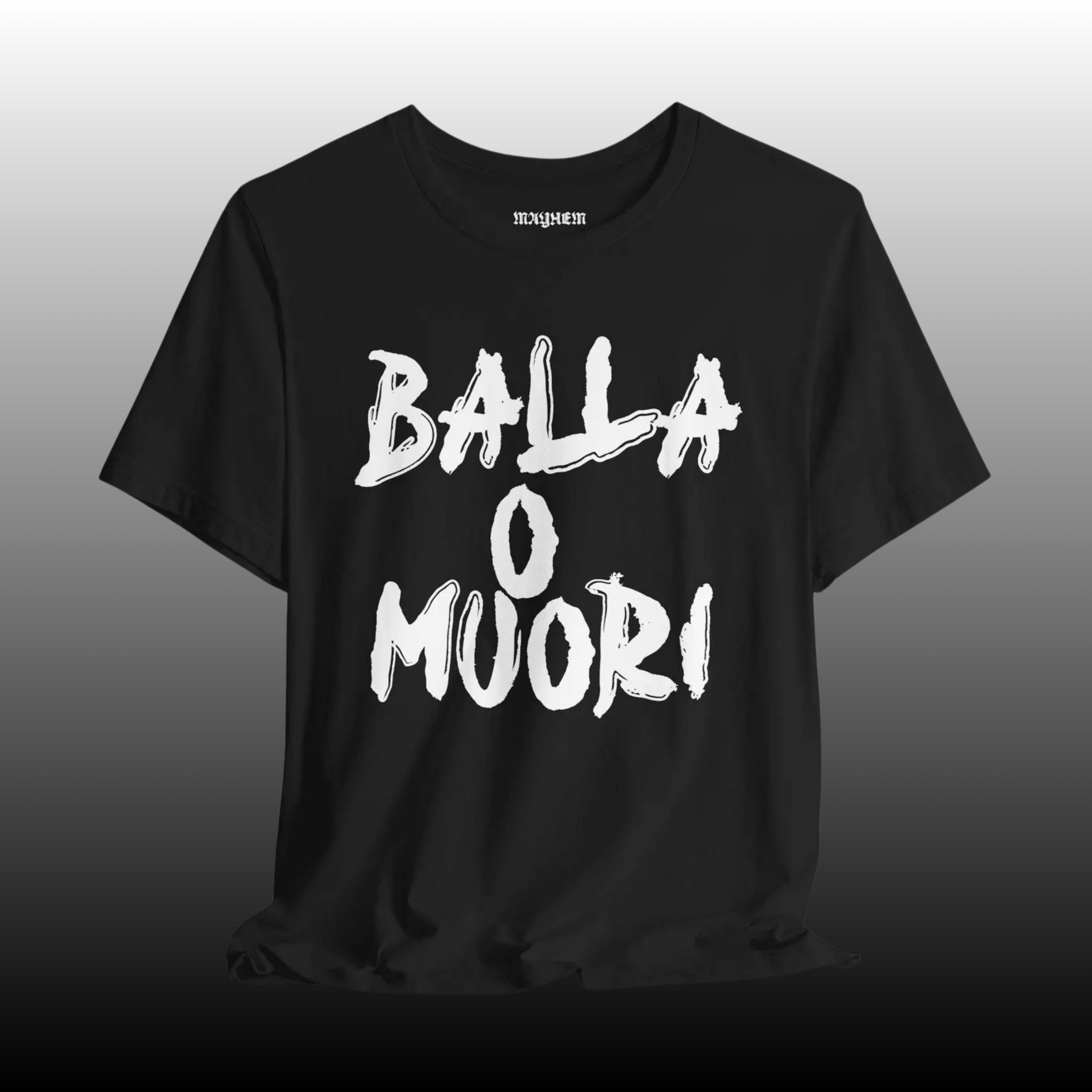 Dance or Die Mayhem Ball T-shirt: Unisex Bella Canvas Tee, Italian