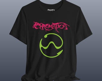 Camiseta Chromatica Neon Sine - Camiseta con gráfico de música pop