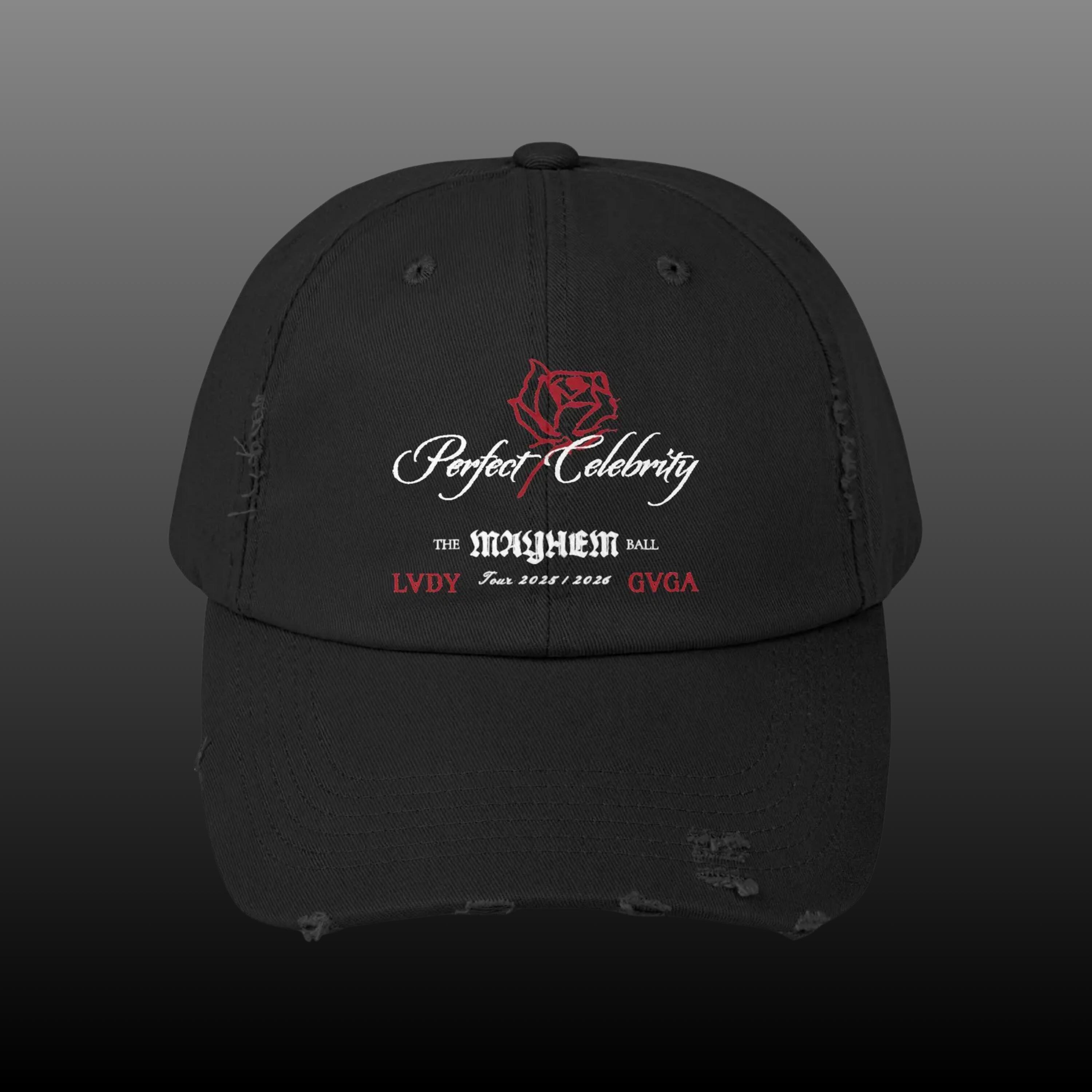 Lady Gaga:The MAYHEM Ball キャップ Mayhem Ball Lady Gaga Hat - Etsy