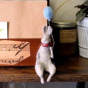 Elegant Wool Felt Gentleman Rabbit, needle felted bunny, needle felted animals, gift for special ones, gift idea, home decor
