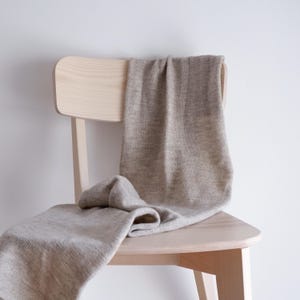 Moss Stitch Cashmere Merino  scarf  100% Sustainable Merino wool scarf  Gift idea  Pure cashmere scarf luxurious Italian merino scarf