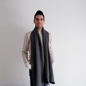 Unique Luxurious Merino  scarf  100% Sustainable Merino wool scarf  Gift idea  Pure cashmere scarf luxurious Italian merino scarf
