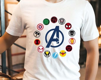 Vintage Avengers Logo Comfort Colors T-Shirt