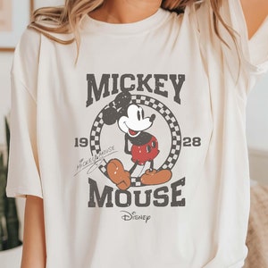 Comfort Colors®Disney Classic Mickey Mouse Pose Shirt, Mickey Shirt, Disneyland Holiday Vacation Shirt, Disney Retro Shirt