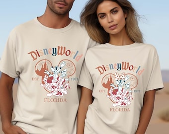 Disneyworld Family Matching T-Shirt: Mickey and Minnie, Est 1971