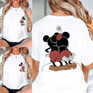 Comfort Colors® Mickey And Minnie Couple Shirt, Disney Valentine Day Shirt, Mouse Couples Shirt, Mickey Shirt, Minnie Shirt, Disney Matching