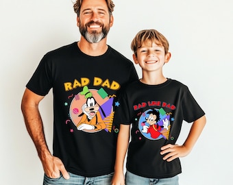 Disney Goofy And Max Goofy Shirt, Rad Dad And Rad Like Dad T-shirt, Disney Dad And Son Shirt, Disneyworld Fathers Day Shirt, WDW Dad Tee
