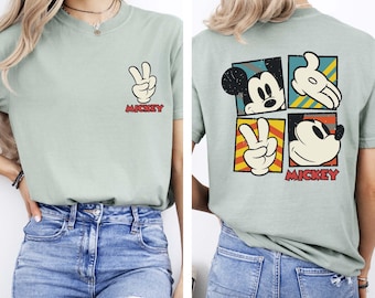 Vintage Mickey Mouse Shirt, Disneyland Trip Tee