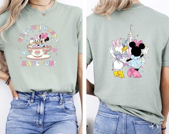 Minnie Daisy Besties Girls T-Shirt, Girly Disneyland Trip Tee