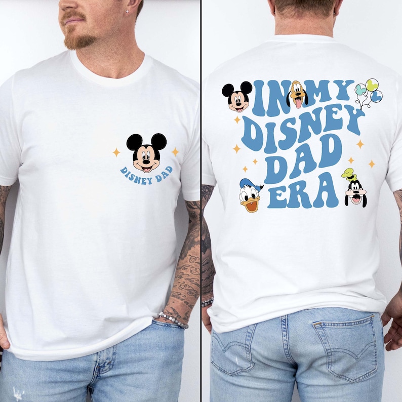 In My Disney Dad Era Shirt, Disney Dad Shirt, Mickey Mouse Dad Shirt, Disney Dad Shirt, Dada Shirt, Disney Fathers Day Shirt, Gift For Her