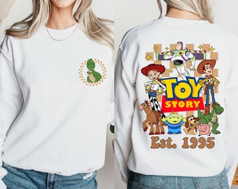 Toy Story Rex Est 1995 Sweatshirt, Toy Story Crewneck, Disney Rex Hoodie, Toy Story Character Sweatshirt, Disney Toy Story Hoodie