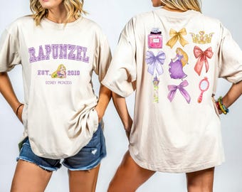 Rapunzel Comfort Colors Shirt: Two-Sided Tangled Tee