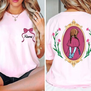 Custom Princess Anna Shirt, Comfort Colors® Watercolor Frozen Anna Coquette Mirror Shirt, Magical Kingdom Shirt, Disney Girls Trip Shirt