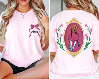 Custom Princess Anna Shirt, Comfort Colors® Watercolor Frozen Anna Coquette Mirror Shirt, Magical Kingdom Shirt, Disney Girls Trip Shirt