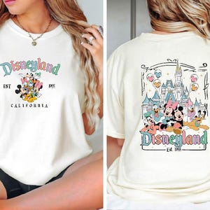 Disneyland California Shirt, Comfort Colors Disneyland Est. 1955 Shirt, Disneyworld Shirt, Mickey And Friends Shirt, Disney family shirt