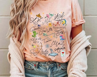 Camiseta de princesas Disney con acuarela y lazos retro, camiseta de Disney Aurora, Ariel, Bella, Cenicienta, Tiana, viaje de chicas a Disneyland, Reino Mágico