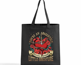 Stunning Murderous Creature From Blood and Ash Tote Bag, The Read Pearl Casteel Da’Neer Poppy Balfour, Feeling Stabby Hoodie FBAA Series