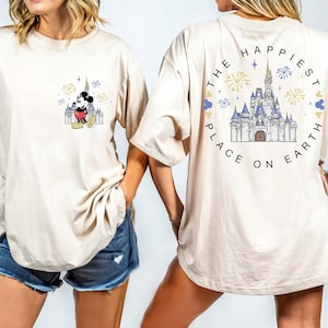 The Happiest Place One Earth Shirt, Disney Magical Castle Shirt, Mickey Castle Shirt, Disney Vacation Shirt, Magical Kingdom Shirt