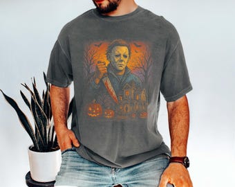 Comfort Colors Michael Myers T-Shirt, Halloween Movie Tee