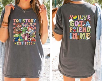 Comfort Colors Toy Story Shirt, Disney Family Tee