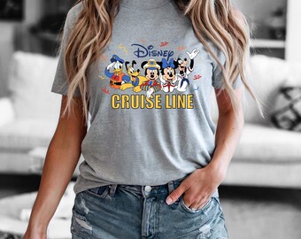 Comfort Colors® Disney Mickey And Co Cruise Shirt Mickey And Minnie Cruising T-shirt Disney Vacation, Disney Cruise, Family Matching Tee