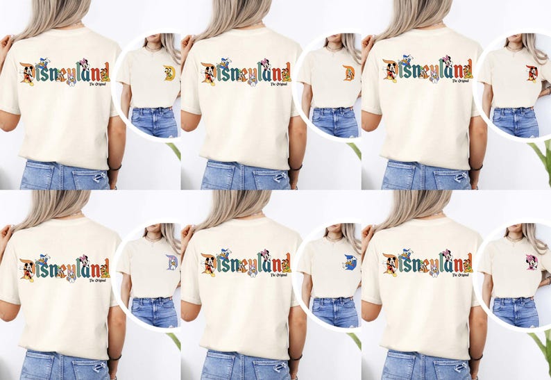 🏰 Comfort Colors® Mickey and Friends Disneyland T-Shirt – Classic Family Group Tee
Celebrate the magic of Disneyland with this soft and vibrant Comfort Colors® tee featuring Mickey and friends! Ideal for family matching outfits, group park days, or fans of the original magic kingdom.

🎁 A perfect gift for Disney fans, family vacations, and Disneyland first-timers!